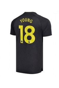 Everton Ashley Young #18 Voetbaltruitje Uit tenue 2024-25 Korte Mouw